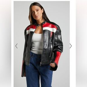 Lioness Onyx Top Model Biker Jacket size Small